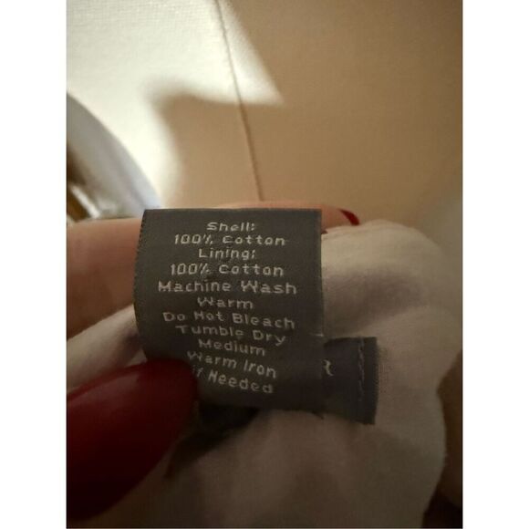 Hart of Dixie Style Red‎ White Print Sundress Women's 12 Cotton Midi Cottagecore - Picture 14 of 16